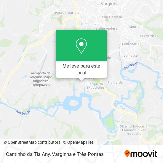 Cantinho da Tia Any mapa