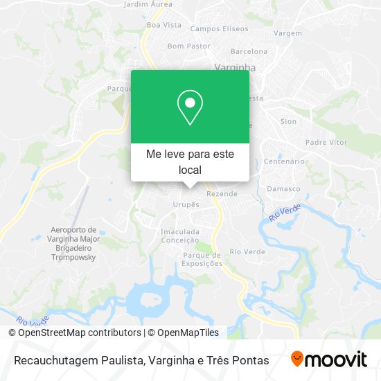 Recauchutagem Paulista mapa