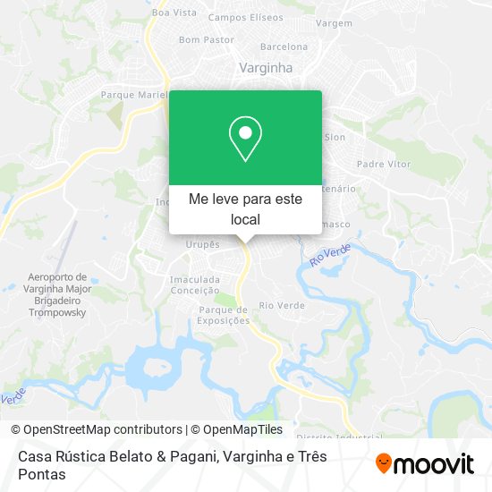Casa Rústica Belato & Pagani mapa