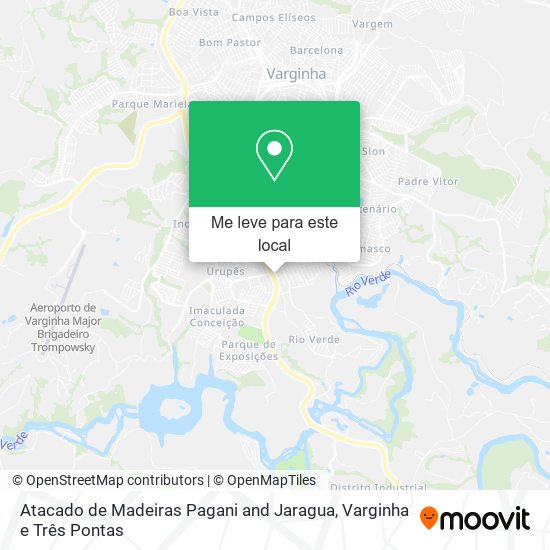 Atacado de Madeiras Pagani and Jaragua mapa
