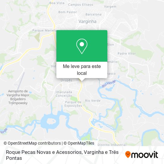 Roque Pecas Novas e Acessorios mapa