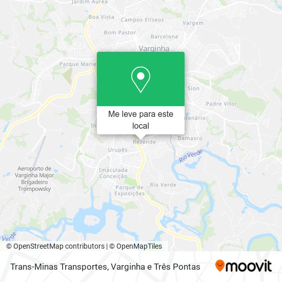Trans-Minas Transportes mapa