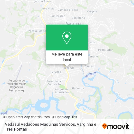 Vedasul Vedacoes Maquinas Servicos mapa