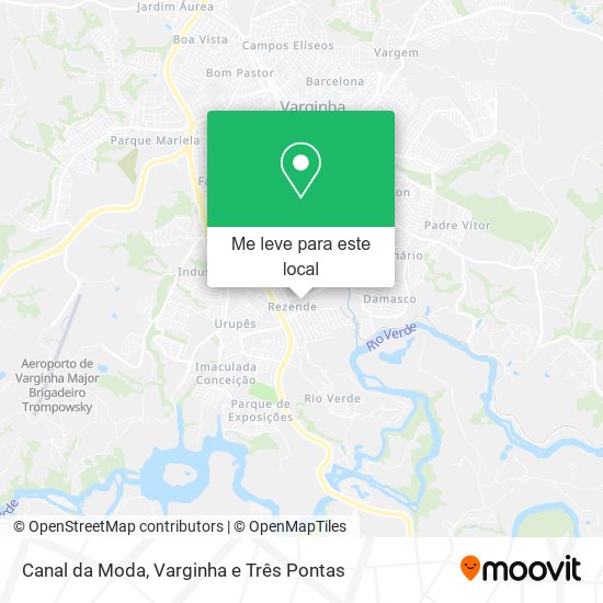 Canal da Moda mapa