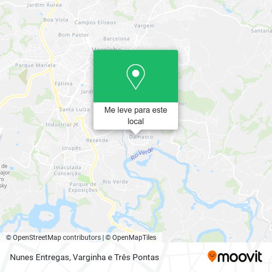 Nunes Entregas mapa