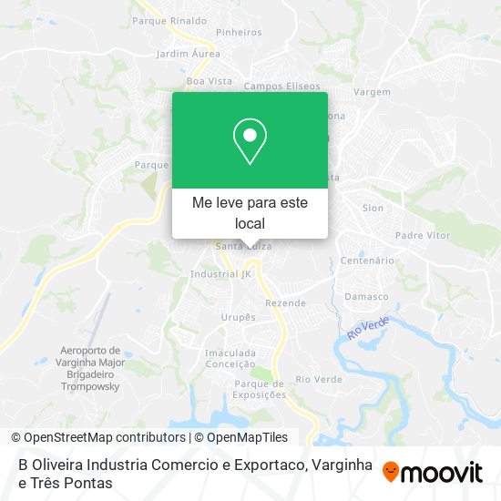 B Oliveira Industria Comercio e Exportaco mapa
