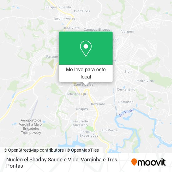 Nucleo el Shaday Saude e Vida mapa