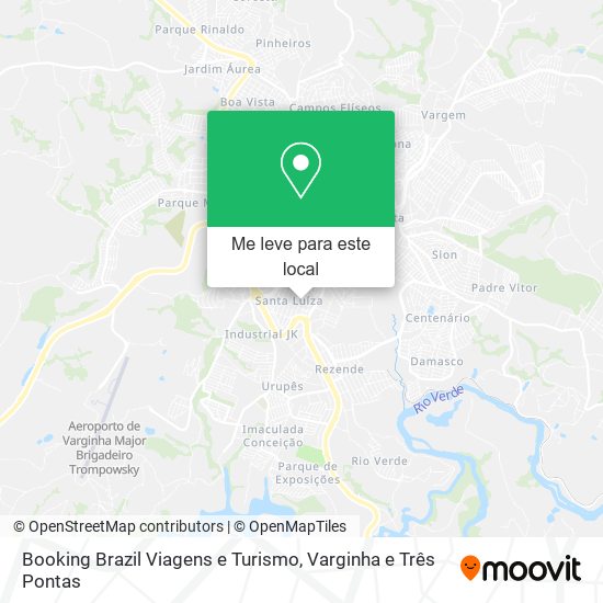 Booking Brazil Viagens e Turismo mapa
