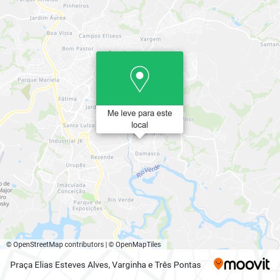 Praça Elias Esteves Alves mapa