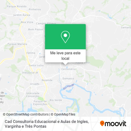 Cad Consultoria Educacional e Aulas de Ingles mapa