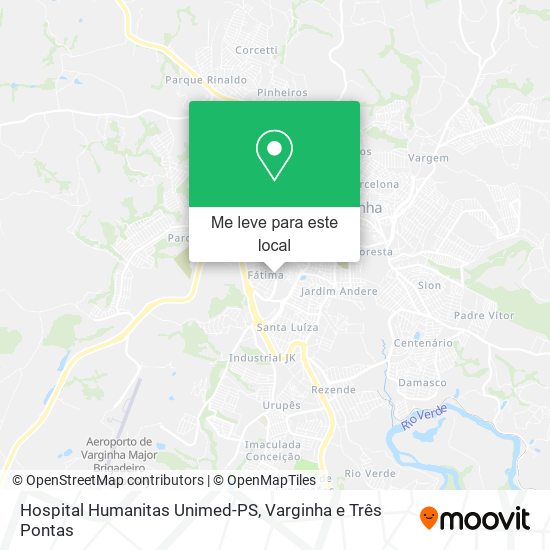 Hospital Humanitas Unimed-PS mapa
