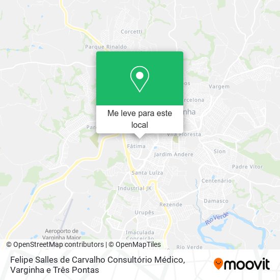 Felipe Salles de Carvalho Consultório Médico mapa