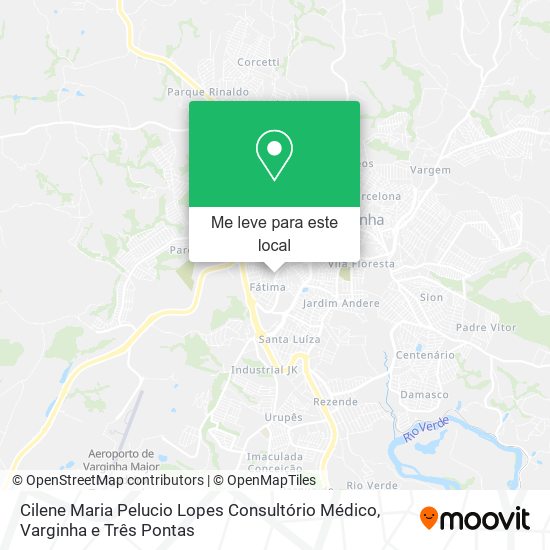 Cilene Maria Pelucio Lopes Consultório Médico mapa