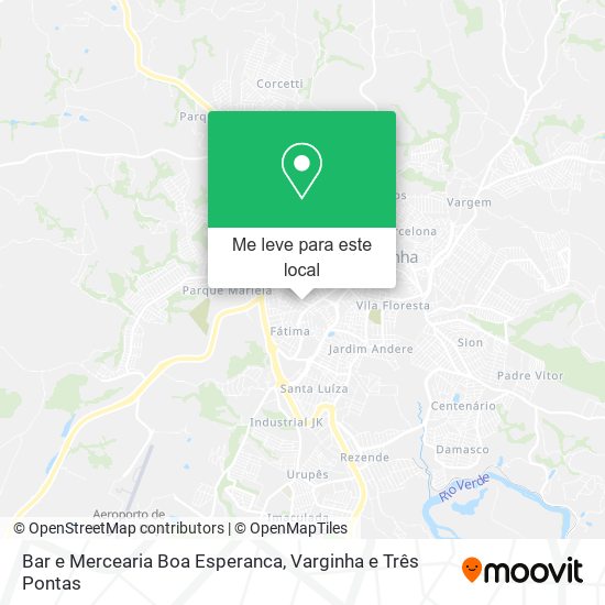 Bar e Mercearia Boa Esperanca mapa