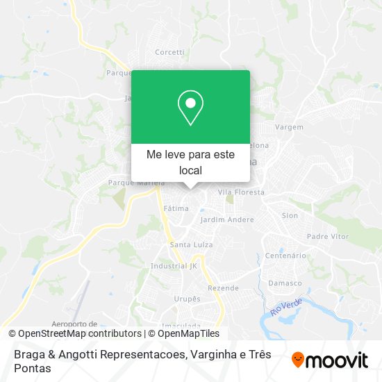 Braga & Angotti Representacoes mapa