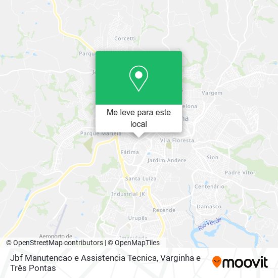 Jbf Manutencao e Assistencia Tecnica mapa