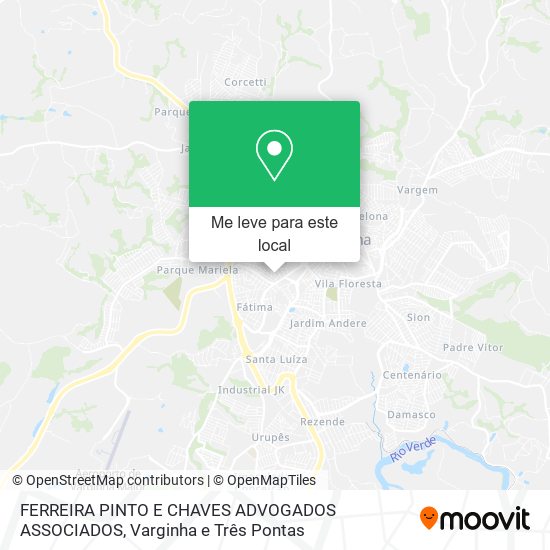 FERREIRA PINTO E CHAVES ADVOGADOS ASSOCIADOS mapa