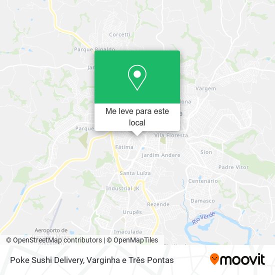 Poke Sushi Delivery mapa