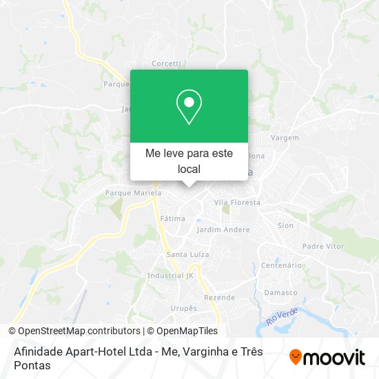 Afinidade Apart-Hotel Ltda - Me mapa