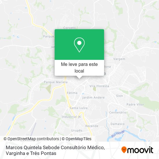 Marcos Quintela Sebode Consultório Médico mapa