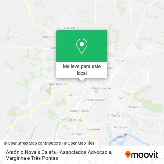 Antônio Novais Caiafa - Associados Advocacia mapa