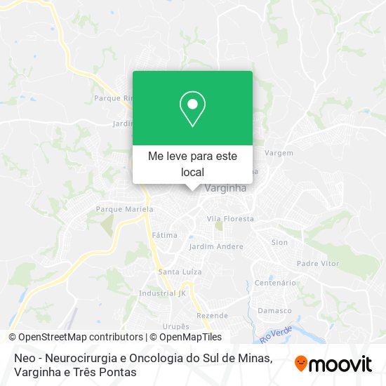 Neo - Neurocirurgia e Oncologia do Sul de Minas mapa