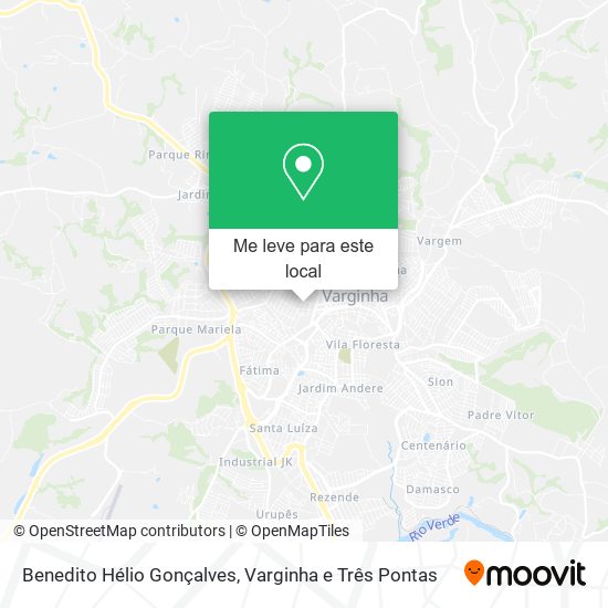 Benedito Hélio Gonçalves mapa