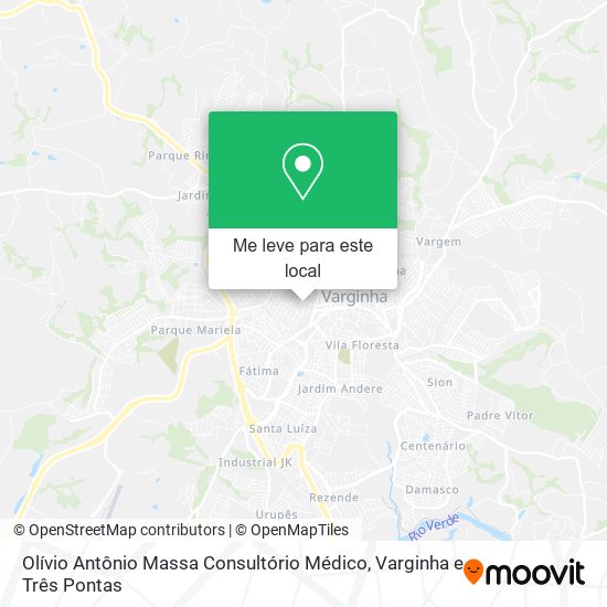 Olívio Antônio Massa Consultório Médico mapa