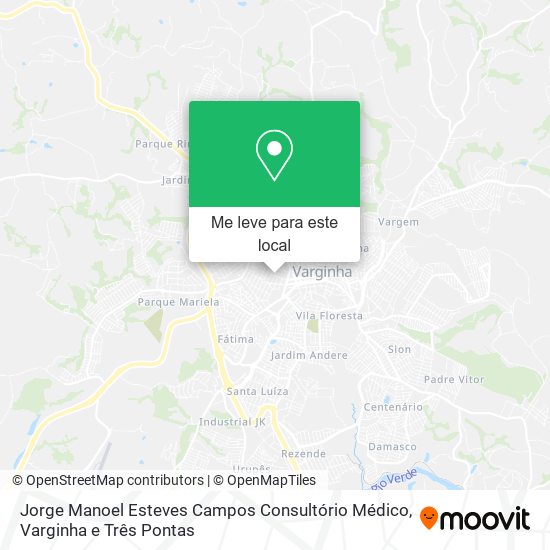 Jorge Manoel Esteves Campos Consultório Médico mapa