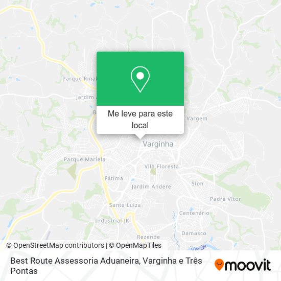 Best Route Assessoria Aduaneira mapa