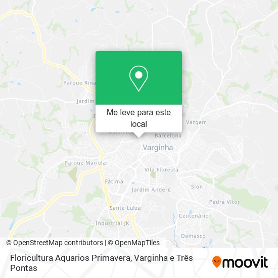 Floricultura Aquarios Primavera mapa