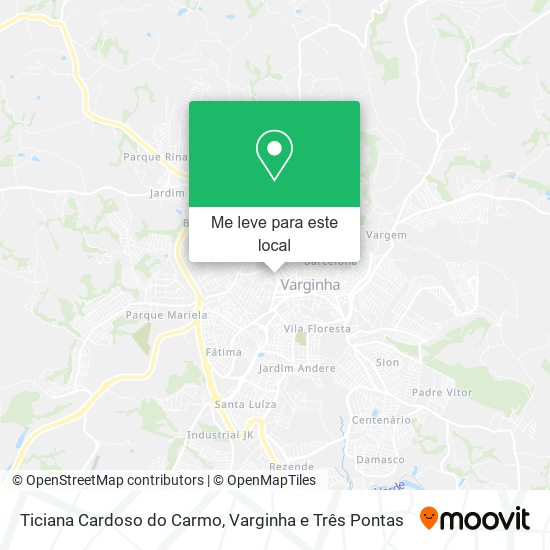 Ticiana Cardoso do Carmo mapa