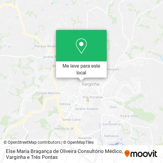 Else Maria Bragança de Oliveira Consultório Médico mapa