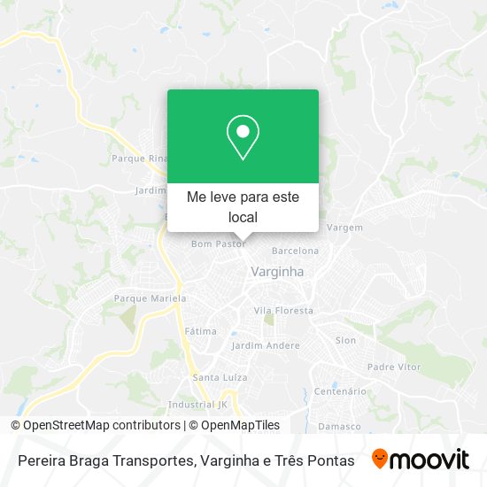 Pereira Braga Transportes mapa