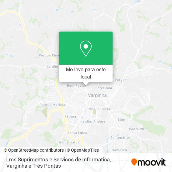 Lms Suprimentos e Servicos de Informatica mapa