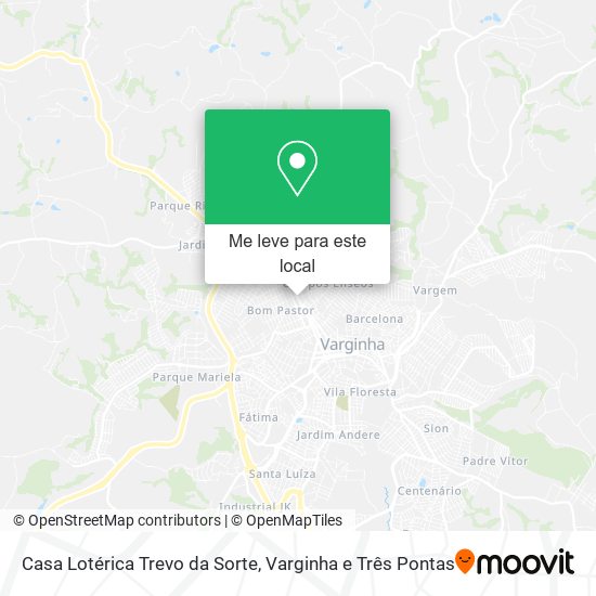 Casa Lotérica Trevo da Sorte mapa