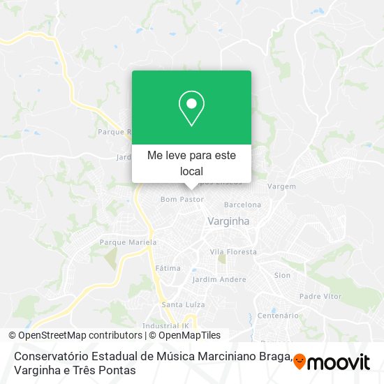 Conservatório Estadual de Música Marciniano Braga mapa