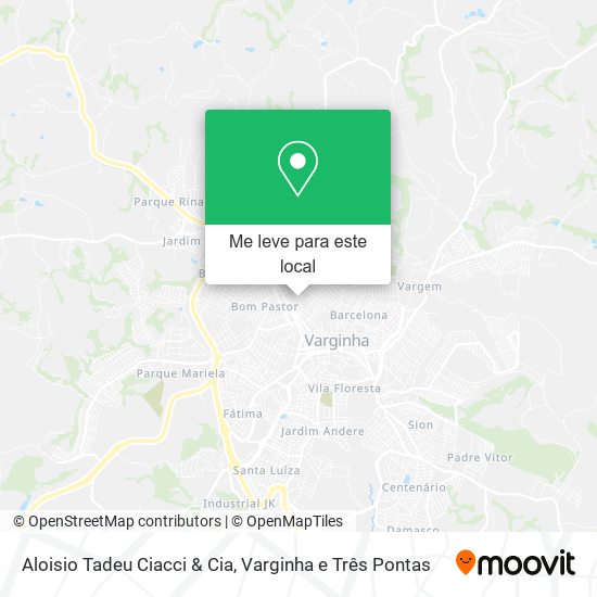 Aloisio Tadeu Ciacci & Cia mapa