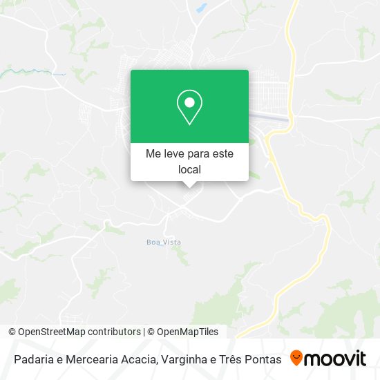 Padaria e Mercearia Acacia mapa