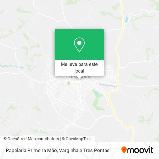 Papelaria Primeira Mão mapa