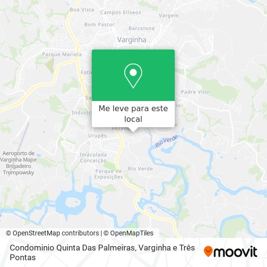Condominio Quinta Das Palmeiras mapa