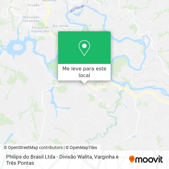 Philips do Brasil Ltda - Divisão Walita mapa
