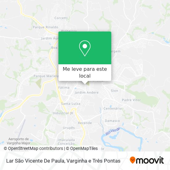 Lar São Vicente De Paula mapa