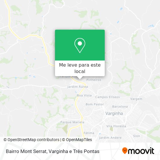 Bairro Mont Serrat mapa