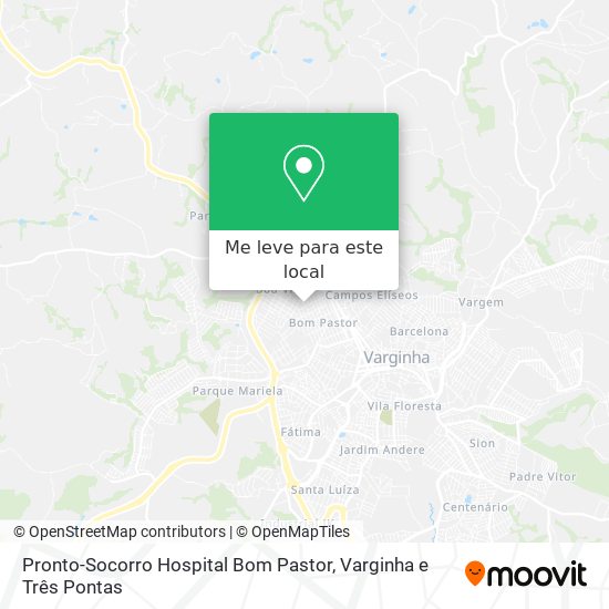 Pronto-Socorro Hospital Bom Pastor mapa