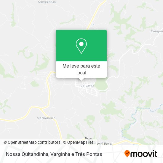 Nossa Quitandinha mapa