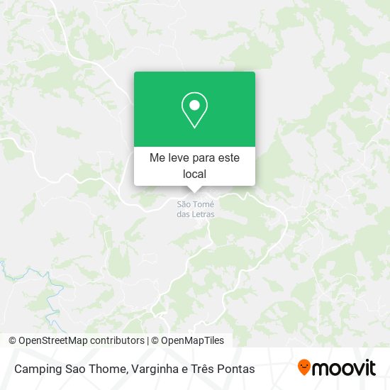 Camping Sao Thome mapa