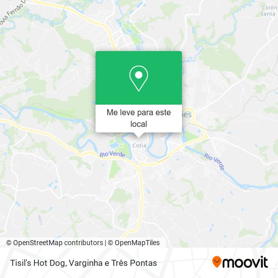 Tisil's Hot Dog mapa