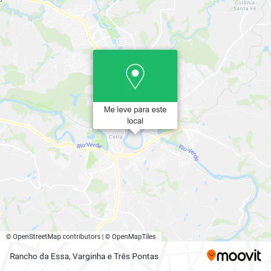 Rancho da Essa mapa