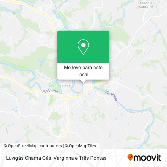 Luvigás Chama Gás mapa